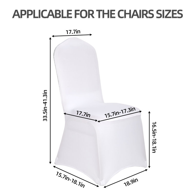 Housses de chaise Universal, Blanc