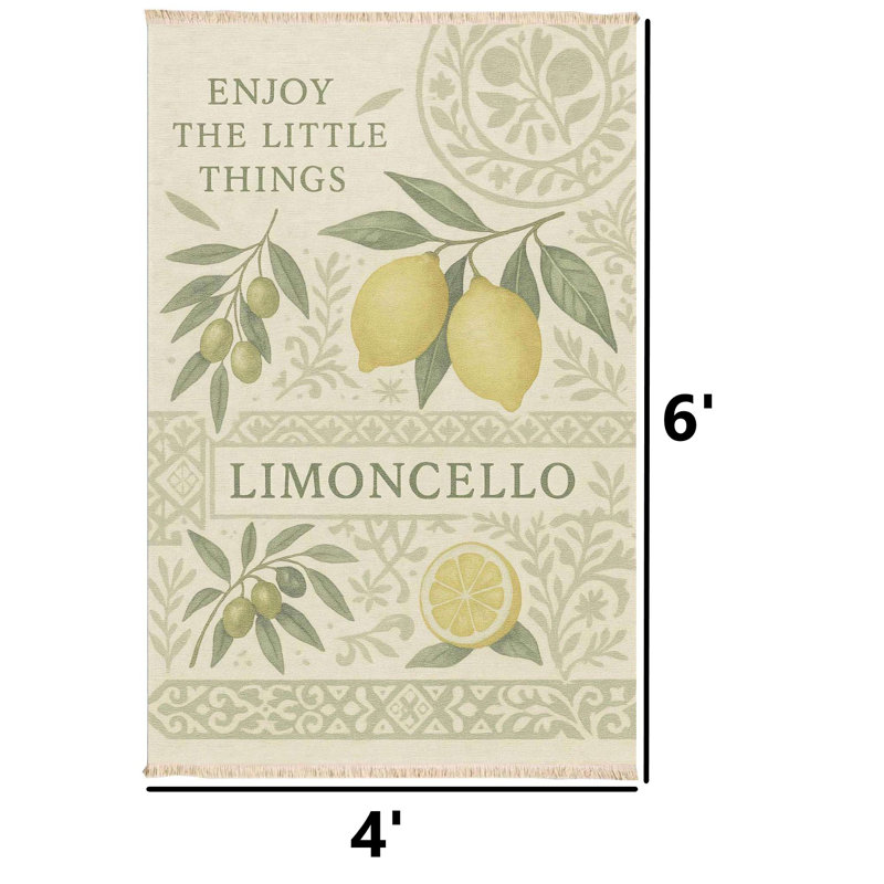 Limoncello Monochromatic Lemon & Olive Runner