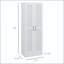 Armoire de rangement autoportante avec portes à fermeture en douceur - H 69 po-1650164282
