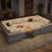 Abramson U-Shaped Chenille Modular Sleeper Cloud Sofa-697541207