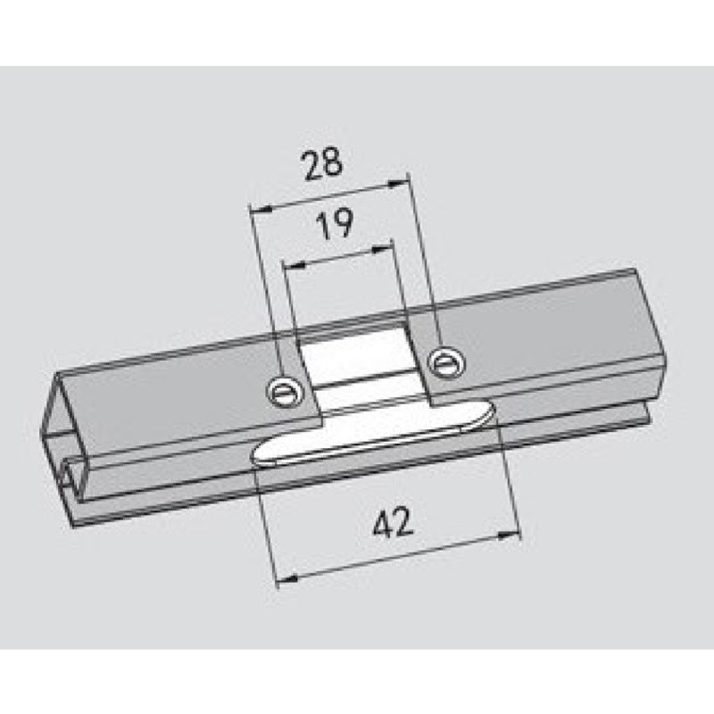 Paquet de 10 charnières de porte d'armoire en aluminium + charnières à fermeture en douceur sans cadre 3D