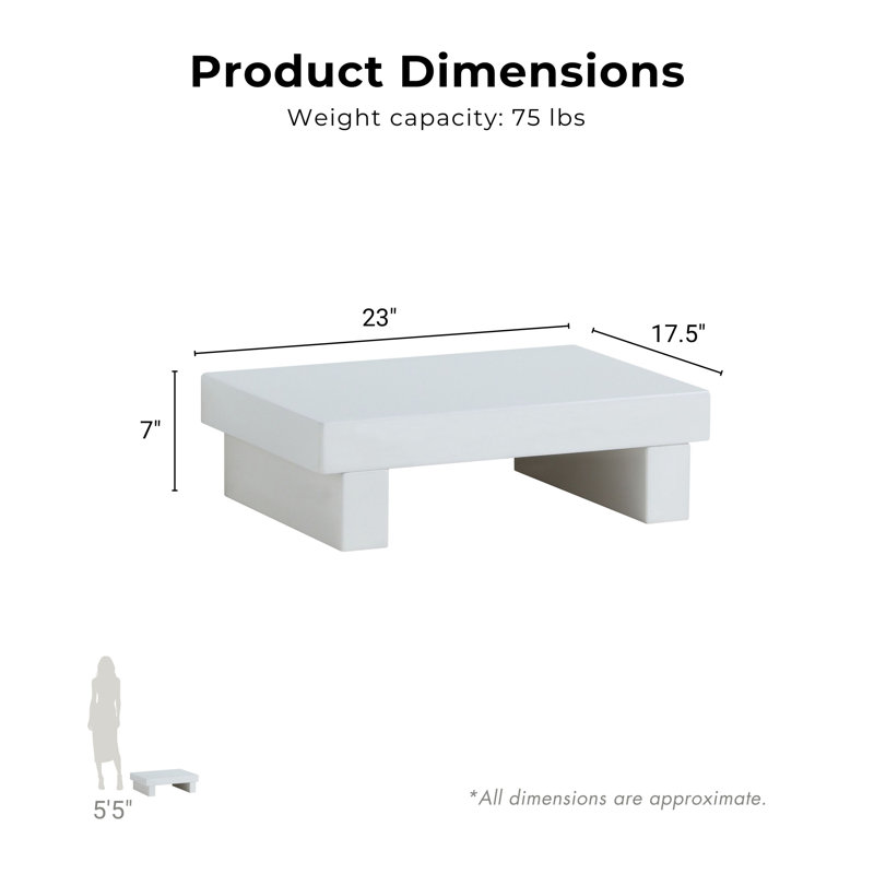 Alei Guglielma Low Profile Nightstand with USB Port