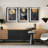 Elegant Decorative Framed MDF Painting Set (3 Pieces), 15.0 x 21.0 inches Each | 100% MDF with 0.1-inch Thickness, Wooden Frame with 0.8-inch Thickness | Perfect for Living Room & Office Décor, Stylish & Modern Design