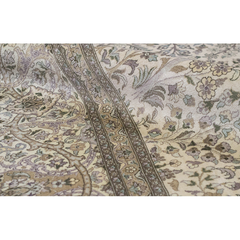 Avalon Wool Oriental Area Rug in Cream