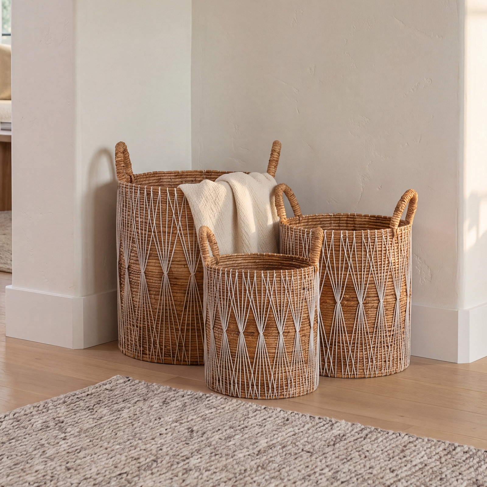 Handmade Wicker Decorative Basket