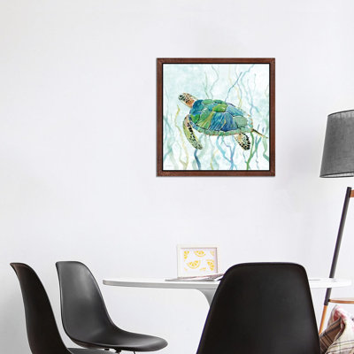 Sea Turtle Swim II by Carol Robinson - Print on Canvas