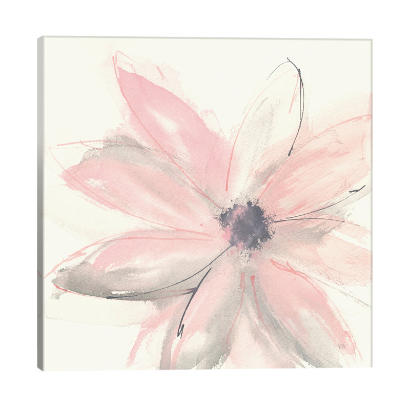 Blush Clematis I by Chris Paschke - Wrapped Canvas Painting, 45.72 cm H x 45.72 cm W x 1.91 cm D