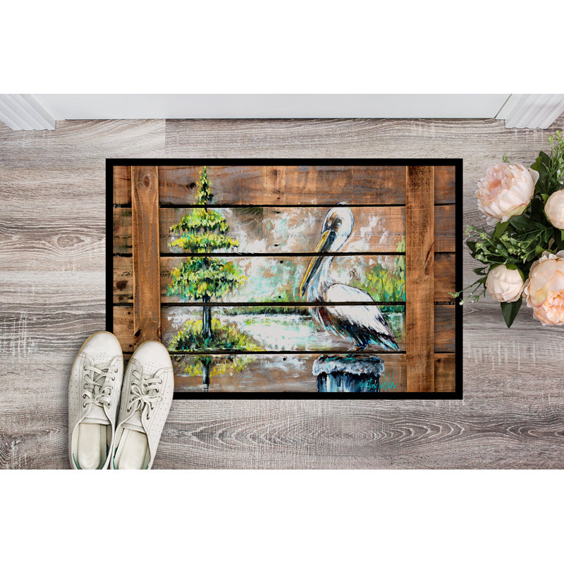 Emyr Non-Slip Outdoor Doormat, Rectangle 2' x 3'
