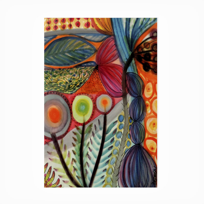 Décoration murale «Vivaces» par Sylvie Demers, L 22 po x H 32 po