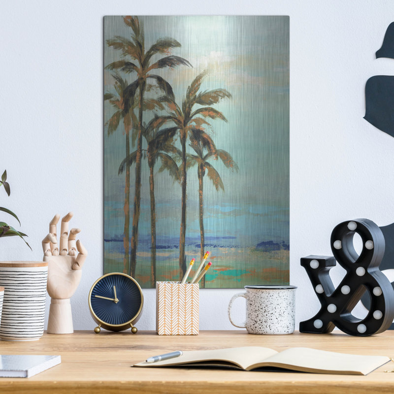 «Copper Palms II» par Silvia Vassileva, H 16 po x l 12 po