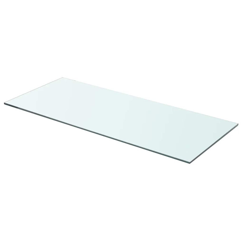 Tablette en verre, H 0,31 po x l 27,6 po x P 11,8 po