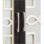 Armoire console au fini noir antique
