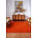 Sanfiel Hand Knotted Loom Wool Eco-Friendly Area Rugs - Light Red Color, Plain Solid Design, High Pile Thick Handmade Anti Skid Area Rugs for Living Room, Bed Room