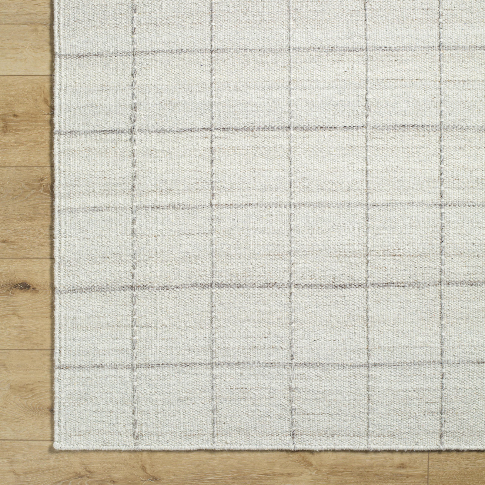 Lavande Hand-Woven Geometric Rug, Rectangle 8' x 10'