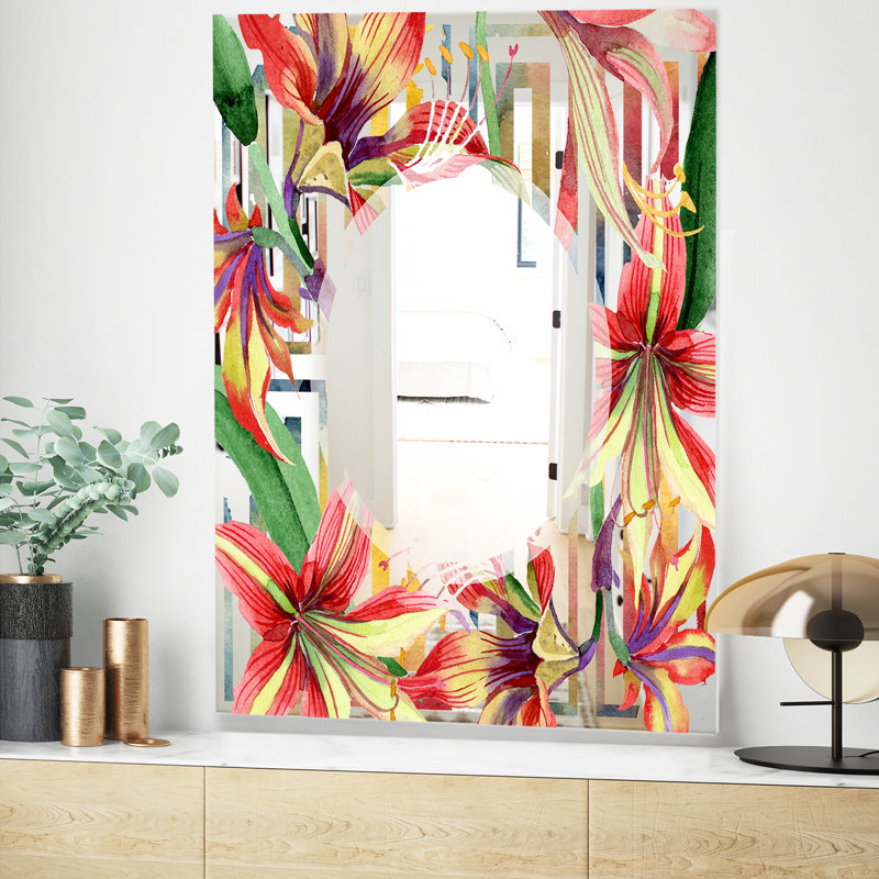 Miroir mural Elementary Botanicals 3, H 39,4 po x l 29,5 po