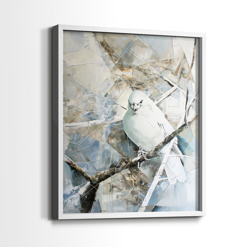 ANIMALS Series LV III - reproduction encadrée de qualité supérieure - prête à être accrochée - aucun clou requis, Blanc