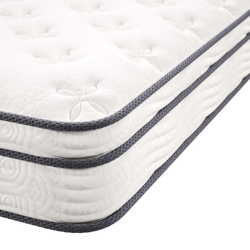 Modway Jenna Innerspring and Foam Mattress, Queen, 8"