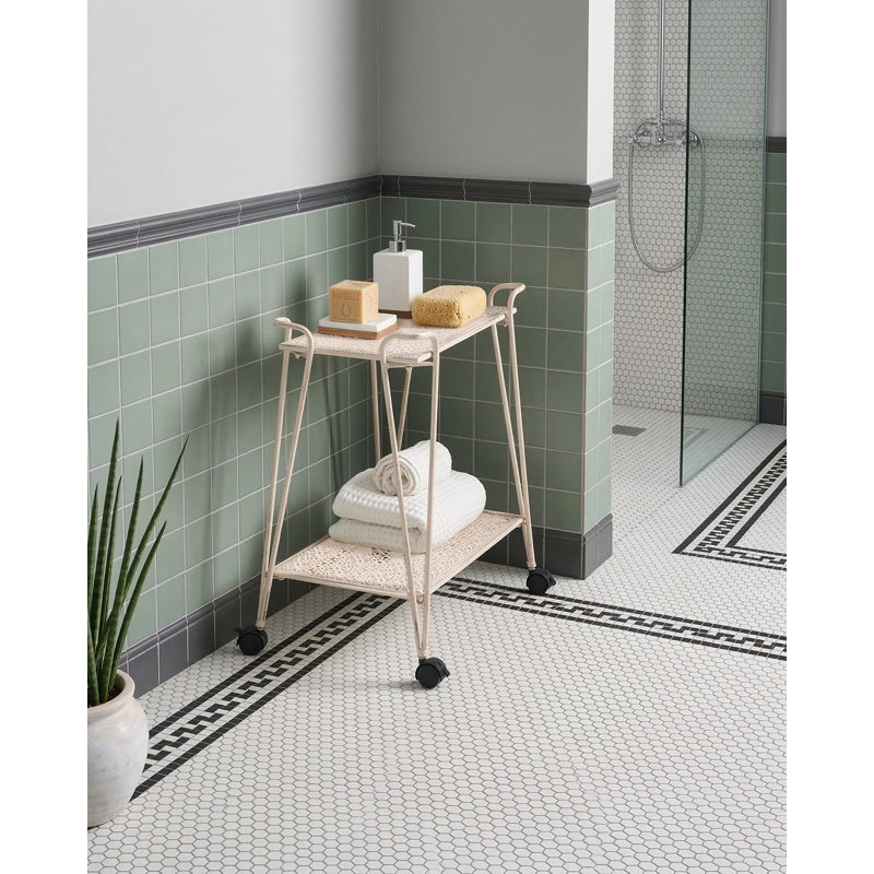 Iron Bathroom Shelves