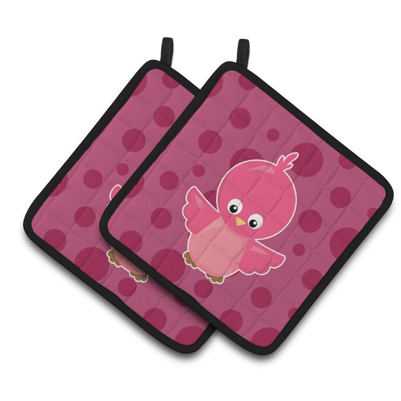 Caroline's Treasures Polyester Potholder, Pink