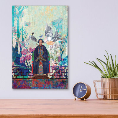 Art mural en verre acrylique «Birdla» par Elena Ray