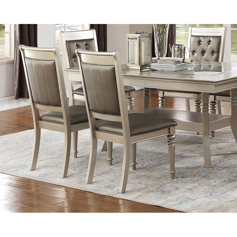 Ensemble de 2 chaises d'appoint rembourrées Accent