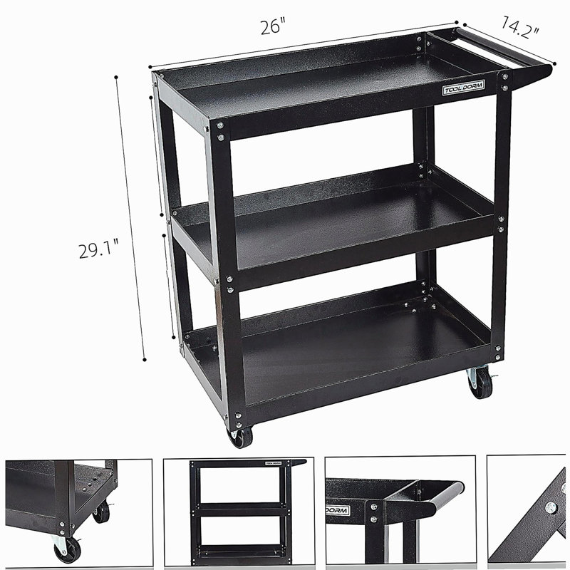 Three-tier Tool Cart