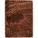 Caress Solid Colour Machine Woven Brown Area Rug