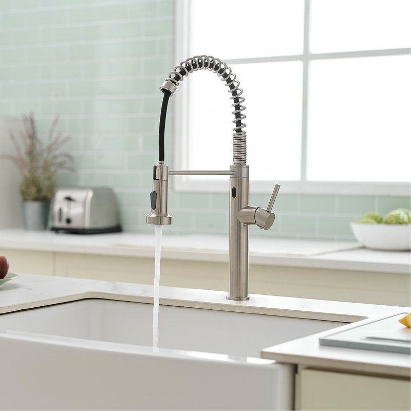 Automatic Smart Touchless Faucet, Pull Out Included, Motion Sensor Technology, Finish