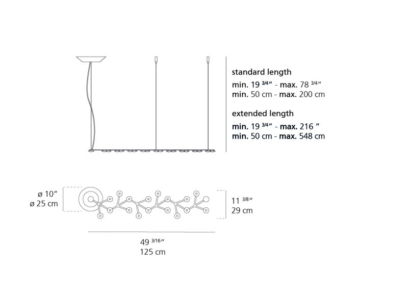 LED Net Linear Ceiling Light, 26"