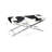 Modern Stainless Steel Cowhide Rectangular Bench-832945784-832945785