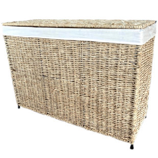 Panier à linge en osier