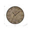 Horloge, horloge murale ronde 20 po, brun, transitionnel