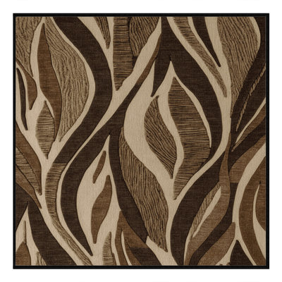 Tapis brun lavable à la machine