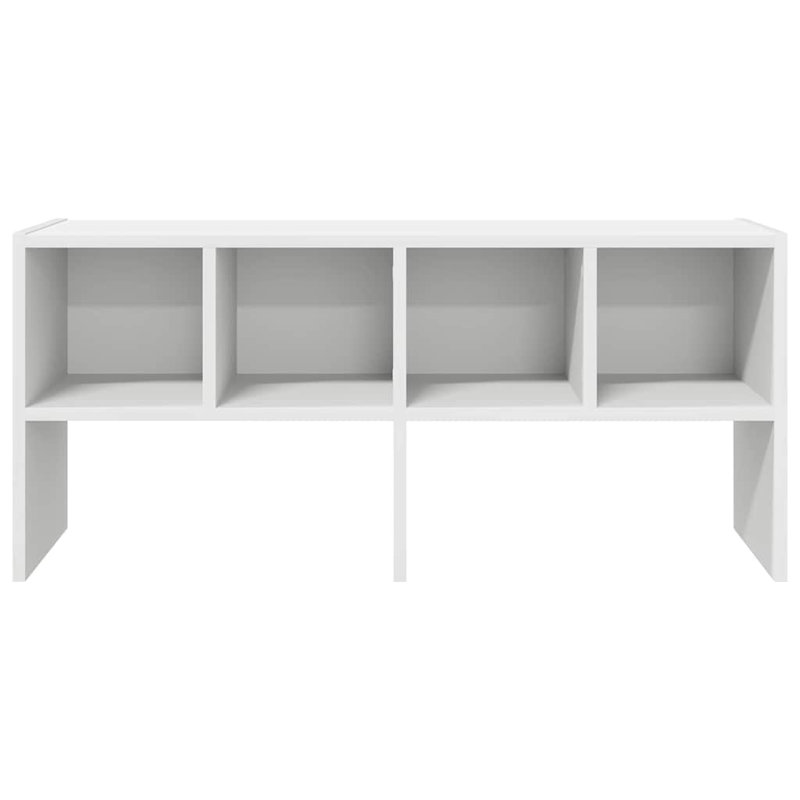 Stefenie 4 Pair Stackable Shoe Rack, White