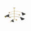Eclipse Chandelier (Blackened Brass and Natural Brass)-1496295235