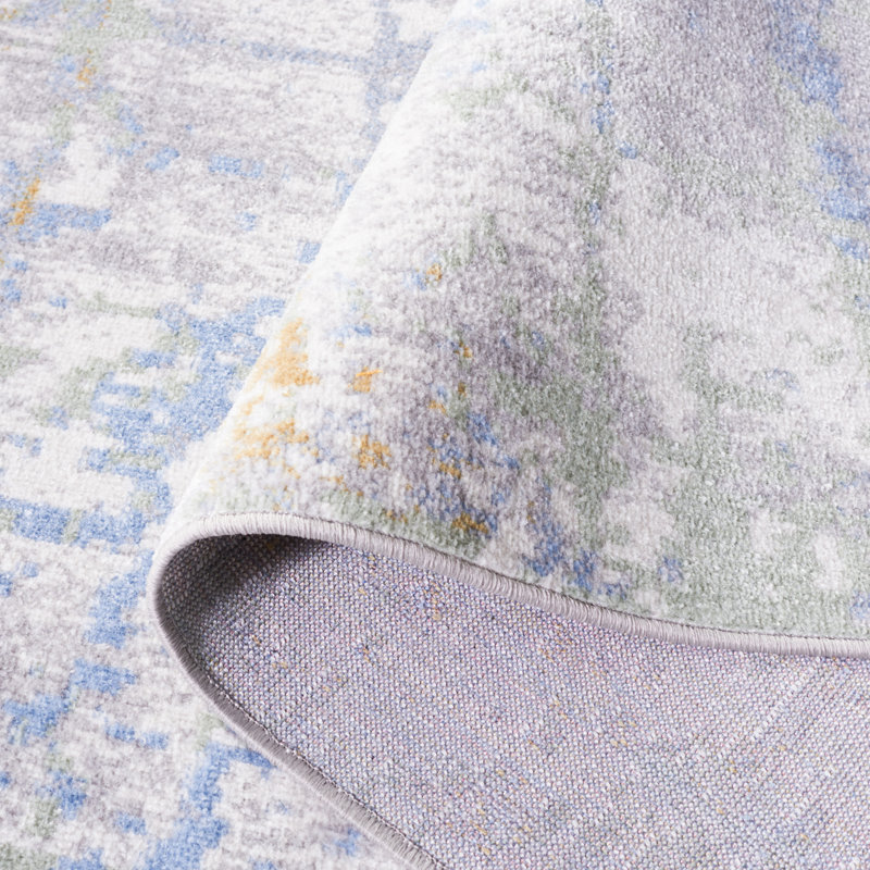 Bayside Performance Machine Washable Abstract Rug, Rectangle 8' x 10'
