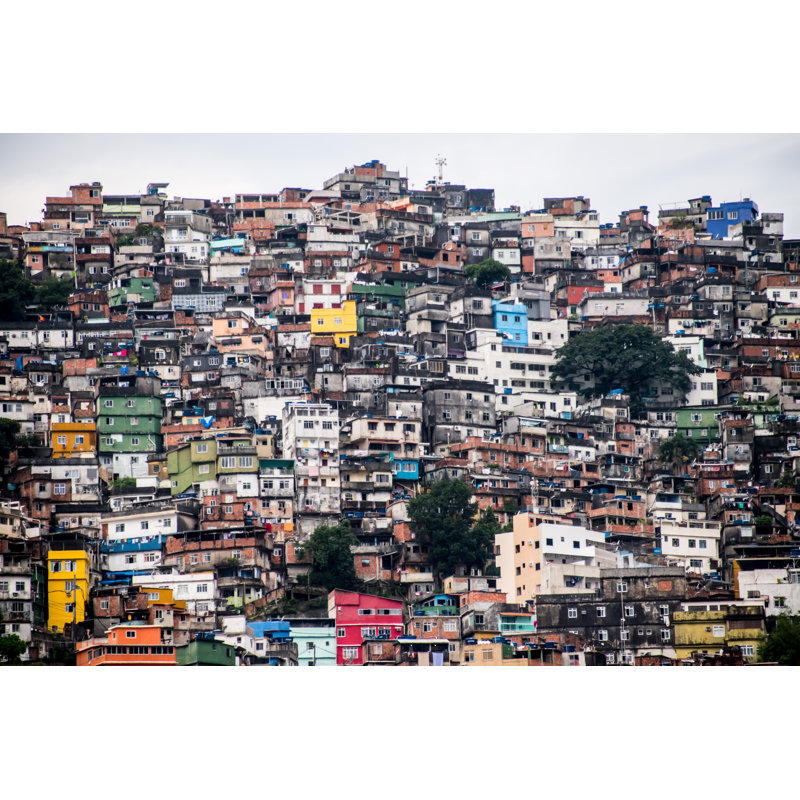 «Femmy Rocinha Favela On Canvas» par Piper33, photographie, H 8 po x l 12 po
