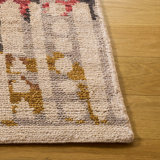 Samarkand 182 Area Rug In Red / Ivory