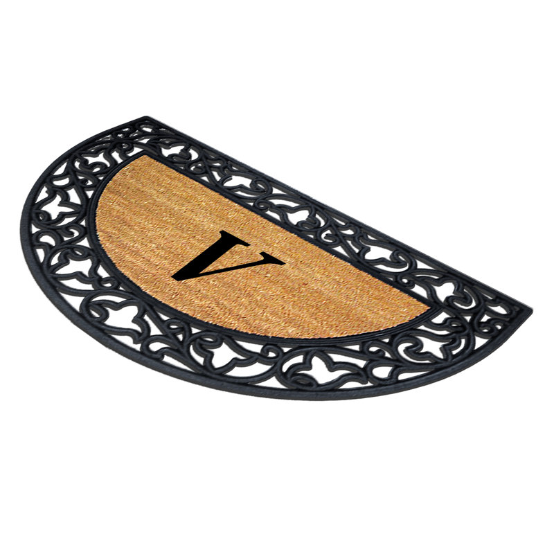 Tapis d'entrée antidérapant 36 po L x 22 po, V