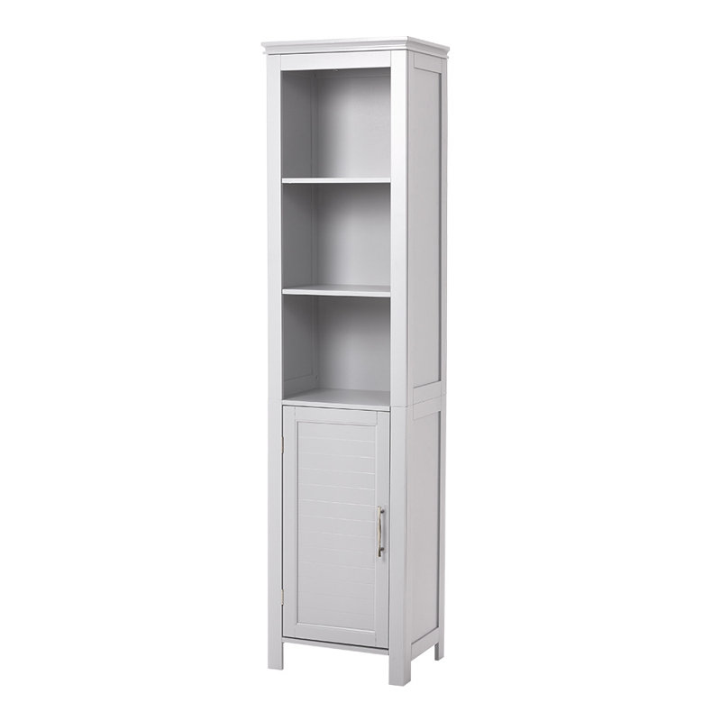 Hudgins Freestanding Bathroom Cabinet, White