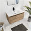 Meuble-lavabo mural 36 po avec lavabo gel