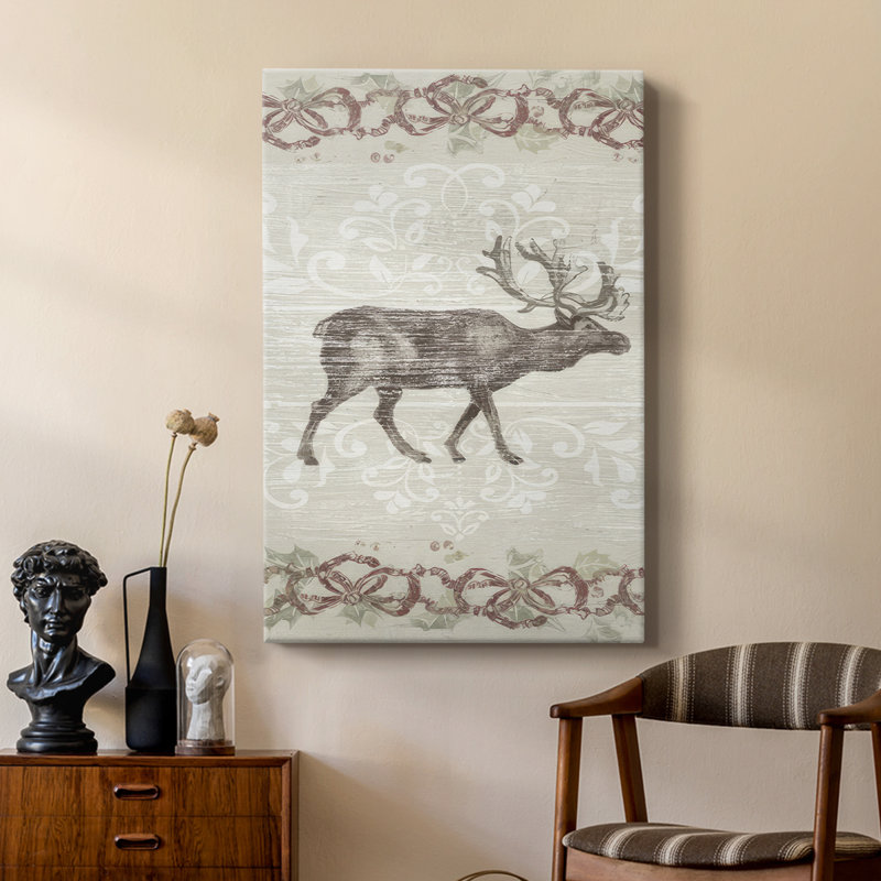 Cabin Christmas Collection B - Gallery Cavas, H 48 po x l 32 po