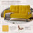 UNITED WE WIN Corduroy Fabric, Comfortable Monochrome Double Sofa, Suitable For Living Rooms And Bedrooms-117067755