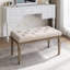Nesika 87cm Wide Solid Colour Standard Ottoman