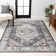 Stilwell Vintage Medallion Charcoal Gray/Ivory Rug