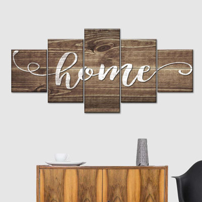 Home Typographie 5 pièces