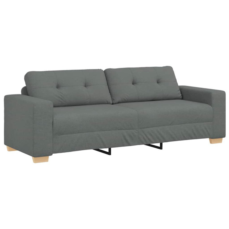 Canapé en tissu 70,9 po Vidaxl, Tissu gris, Neutre