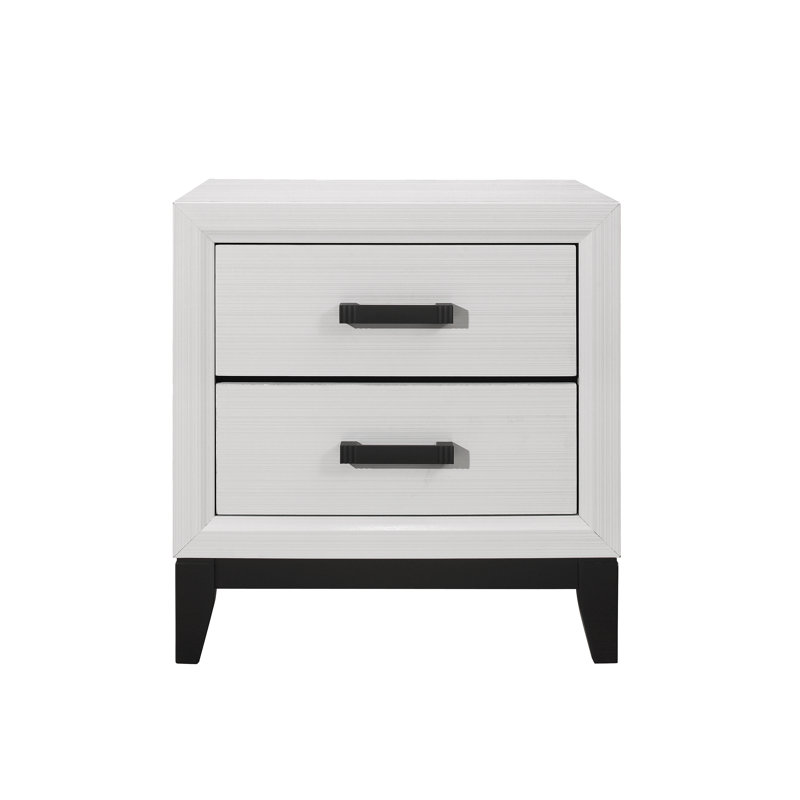 MIRAGE WHITE NIGHTSTAND, White