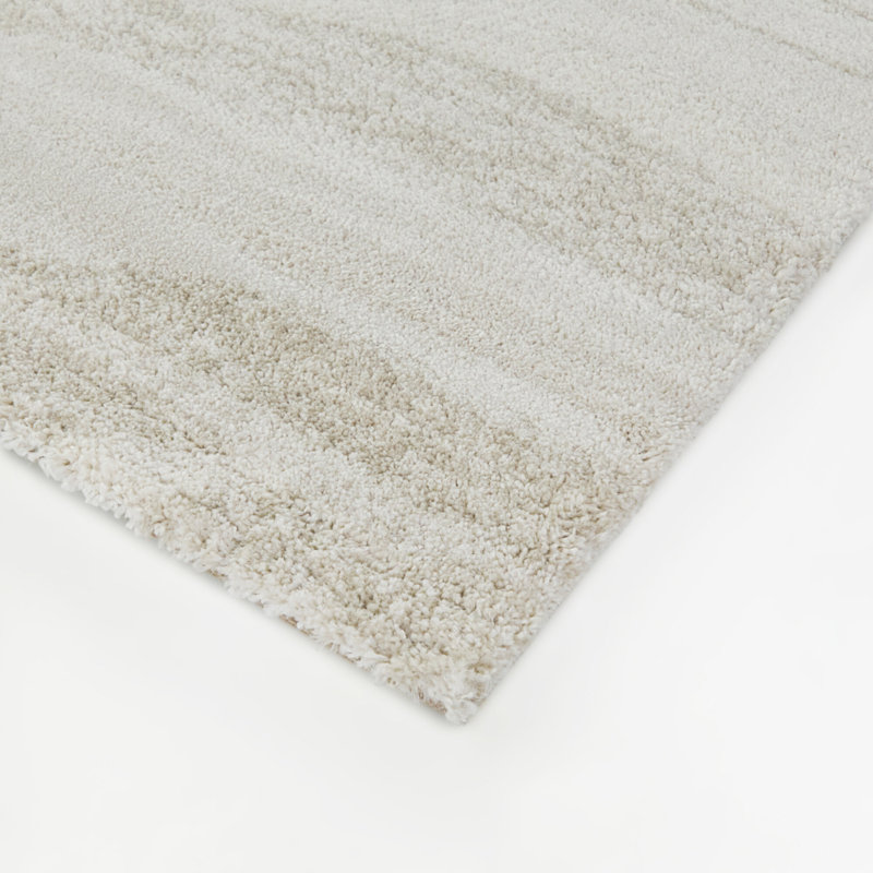 Hagedorn Cream/Beige Contemporary Abstract Area Rug, Rectangle 7'10" x 10'