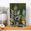 Emeraude floral 2 abstrait contemporain, plante naturelle, art mural-596371406